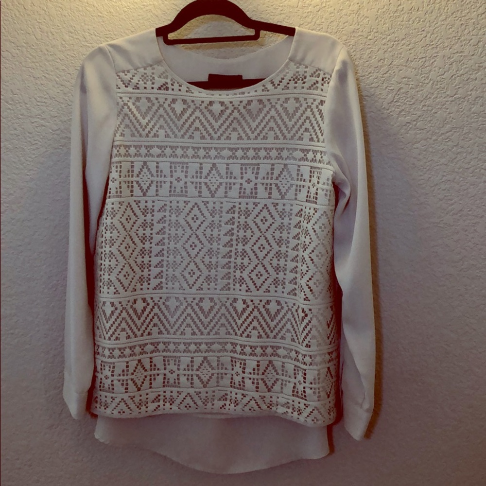 Banana Republic Cream Blouse